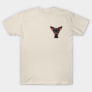 Small Version - Charming Doberman Portrait T-Shirt